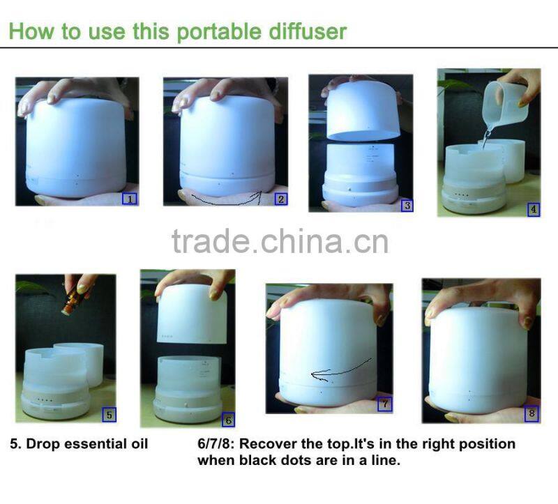 100ml mini portable diffuser portable humidifier battery aroma humidifier