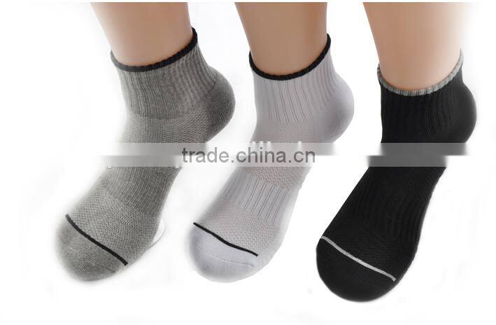 Men's low-cut socks, terry Boat socks
