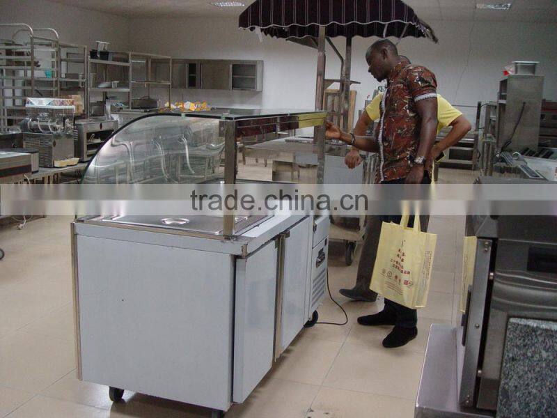 Luxurious salad bar refrigerator sale