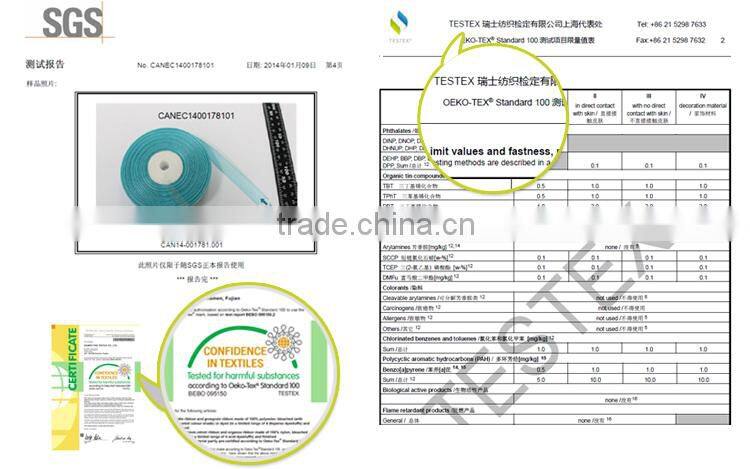 red polyester ribbon bow with loop for bottle decoration