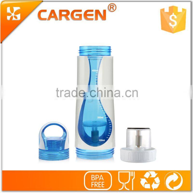 New easy grip design leak-resistant 500ml plastic water bottle infuser tea bottle