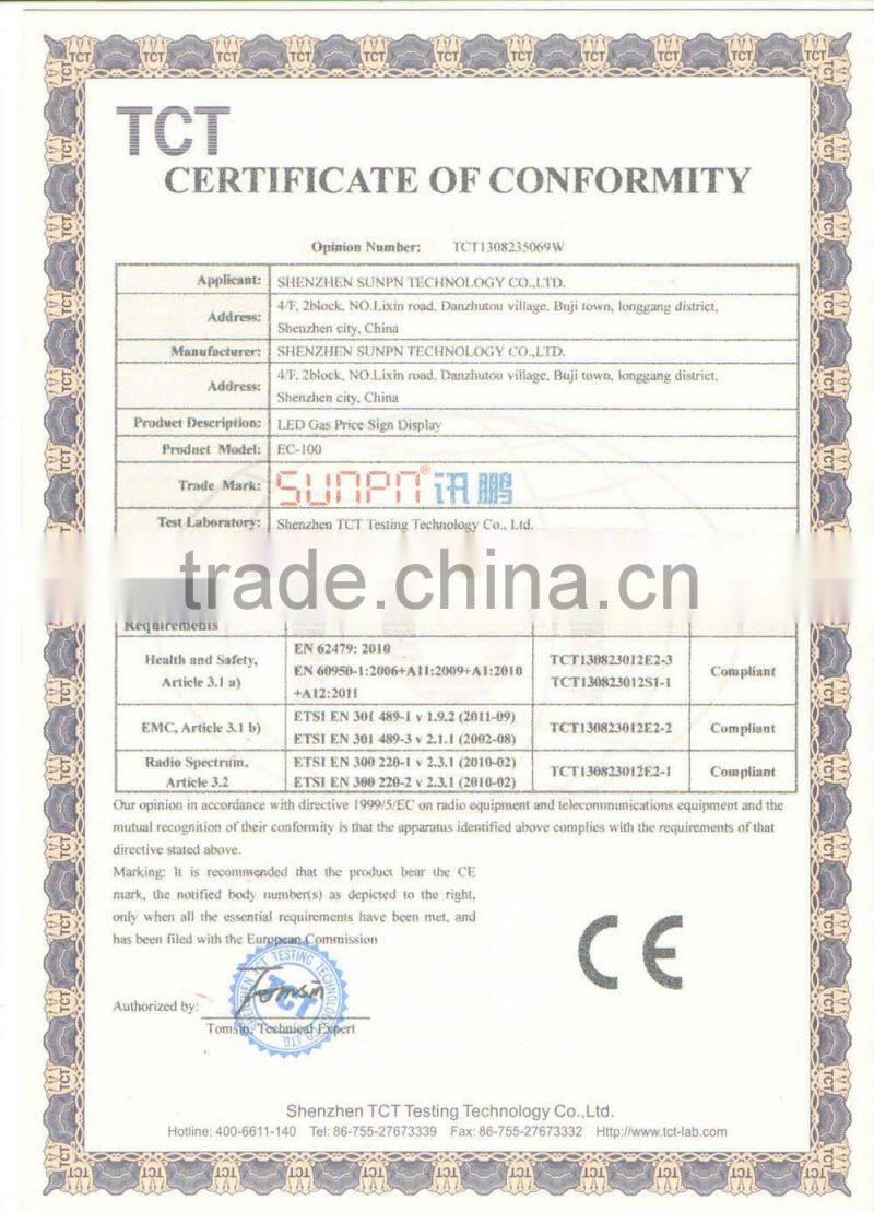 USA LED TIME and Temperature sign good quality