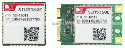 SIMCom SIM5360 HSPA+ WCDMA GSM GPRS EDGE mudule UMTS/HSPA+ 850/1900MHz UMTS/HSPA+ 900/2100MHz + 800(850)/2100MHz