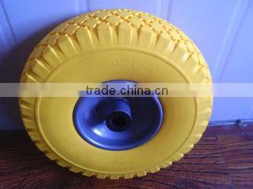 pu foam caster wheel for lawn mower