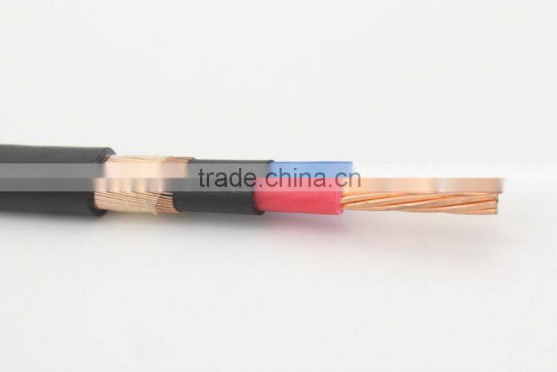 600v cu al alloy xlpe pvc concentrico cable
