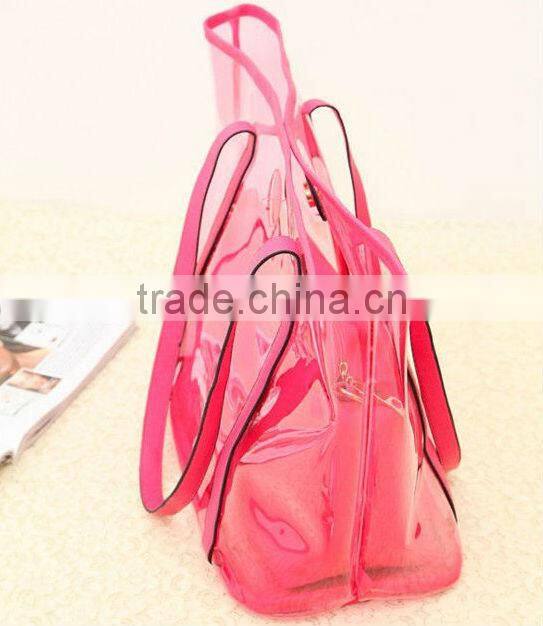 Clear plastic carry bags