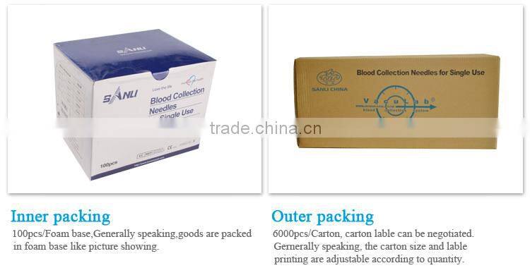 Design personalized vacuum sample blood test needle