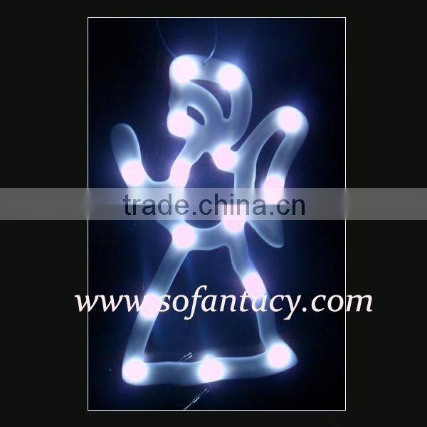 christmas deer light shape led decorative deer light on the window