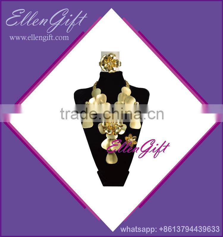 EllenGift Fashion Design Gold Jewelry Set AJS4303