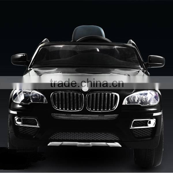 Children's electric toy car baby round battery remote control double drive car children car