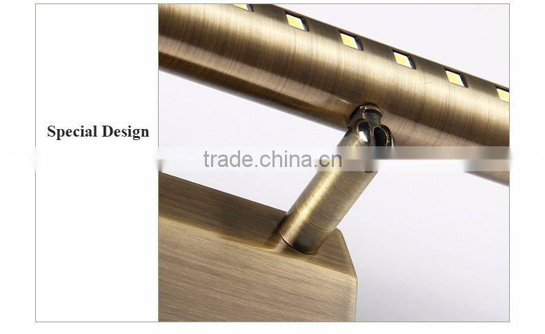 9W indoor Bronze wall sconce lighting LED Bathroom mirror light 100-240V AC waterproof lamp CE& Rohs