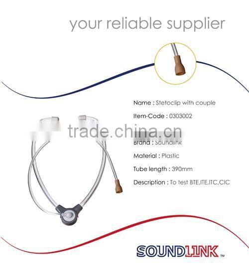 Hearing aid sound tester plastic medical stethscope with cheap price