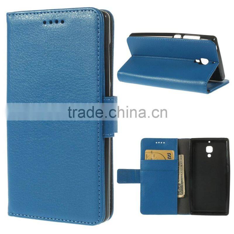 Magnetic Litchi Grain Wallet Leather Flip Case for Xiaomi Red Rice Hongmi / Hongmi 1S