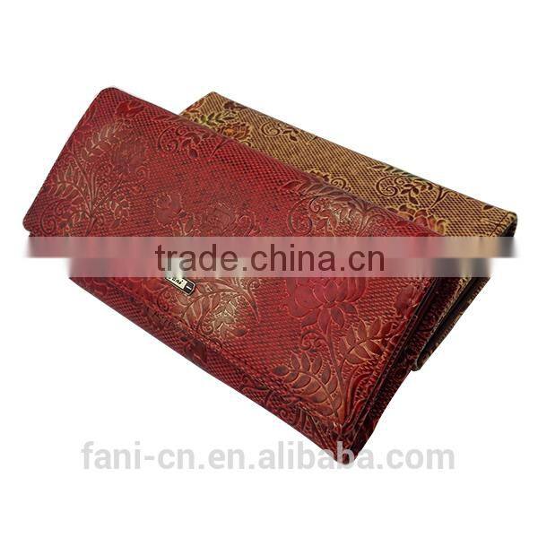 Fani professional factory for manufacture women leather wallets