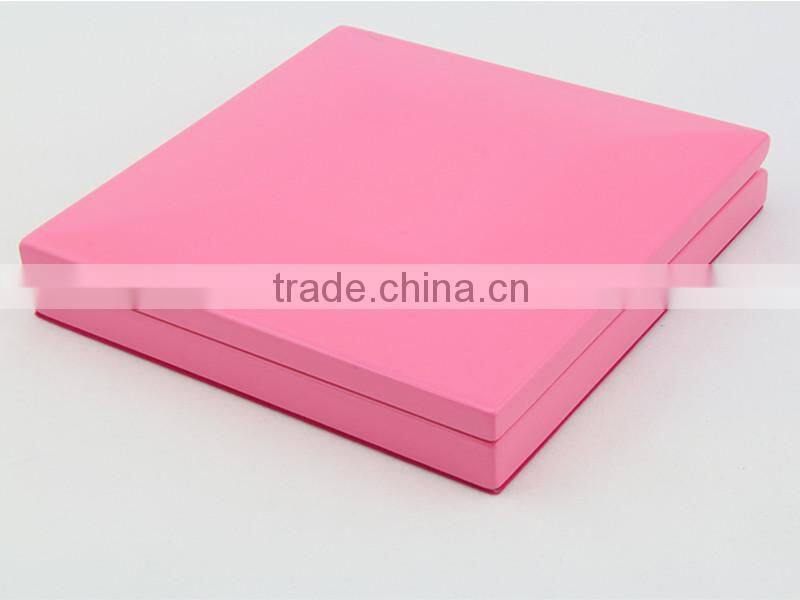 2016 new desgined pink luxury wooden Jewelry box / necklace box / pendant box