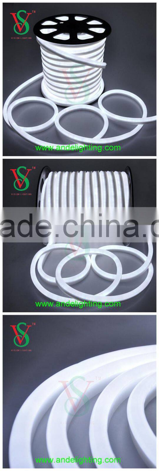 High bright led neon flex rope light for decoration