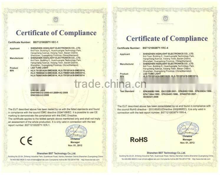 Residential light high quality 85-265vac 360 degree rotatable base 18w 1200mm led tube t8 with 3 years warranty led tube lamp