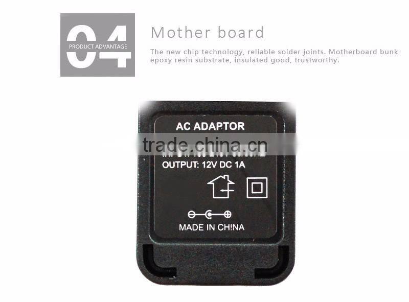 Wall mounted switching power supply 9v 100ma power adapter