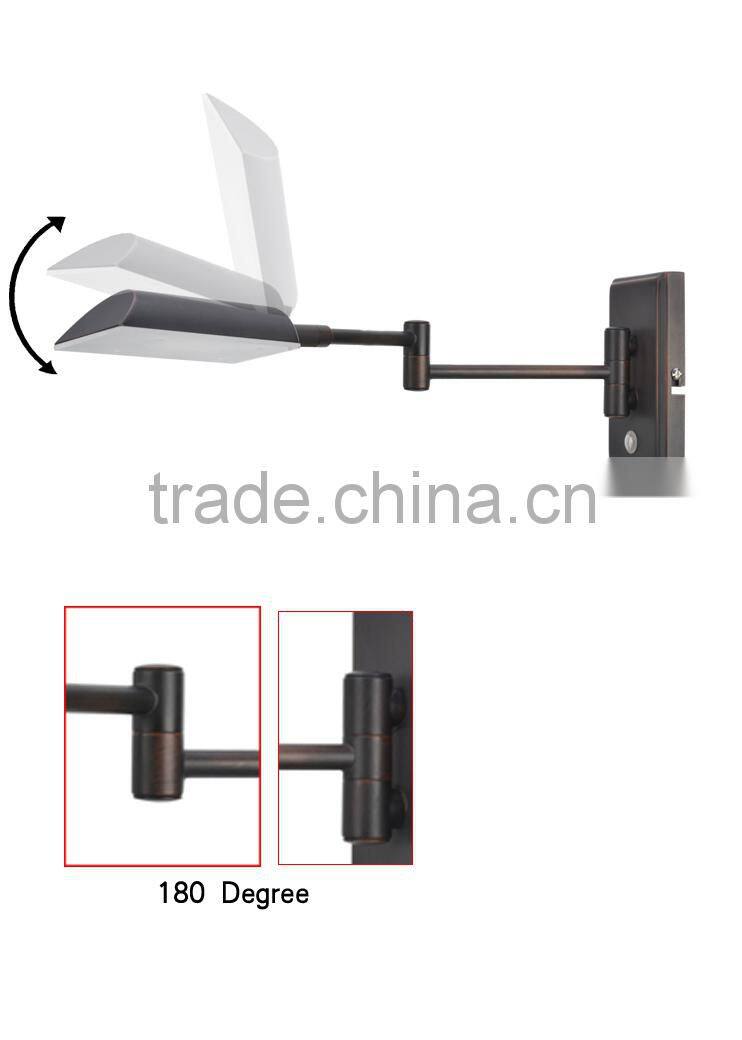 2015 new hotel metal Wall Lamp with wonderful Finish UL CUL ETL