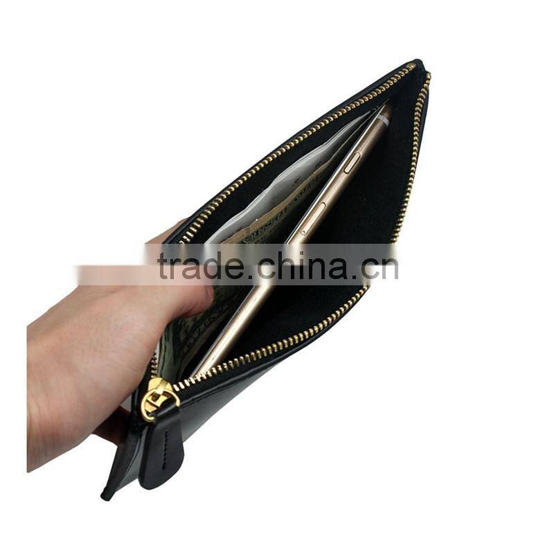 BOSHIHO Super slim authentic leather phone card holder case for iphone pouch