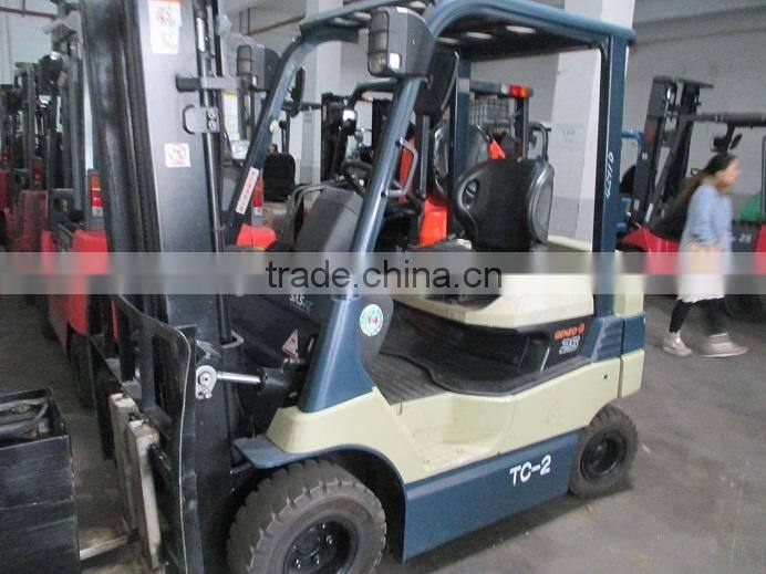 Toyota electric forklift 2.5 ton for sale, used forklift battery