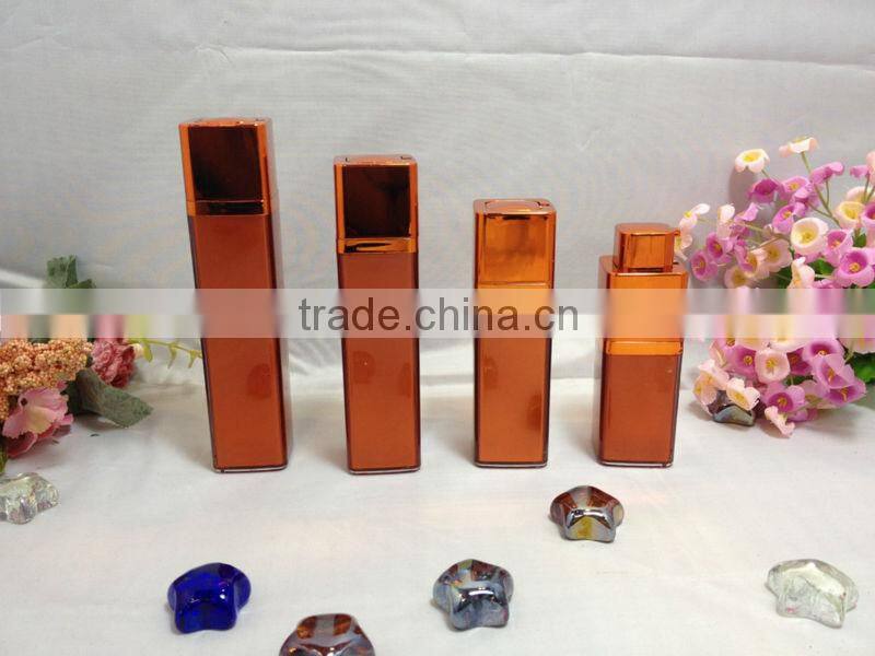 acrylic square airless lotion bottle for skin care, cosmetic bottle