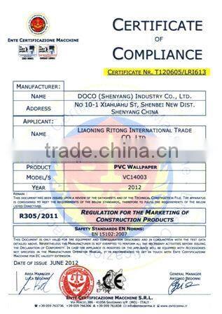 Soundproof sofa background vinyl wallpaper/washable pvc wallcovering/modern classical wallpaper