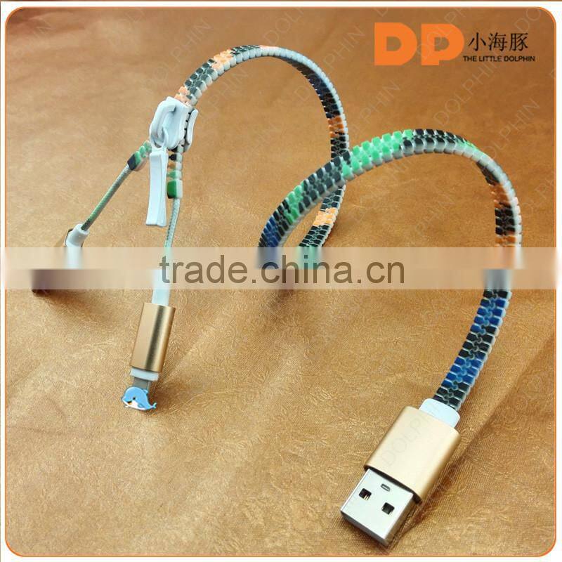 new products 2016 zipper charging sync data cable micro usb cable for huawei mate 8