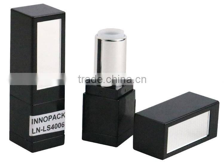private label empty OEM ODM cosmetic plastic lipstick tube square lip balm containers