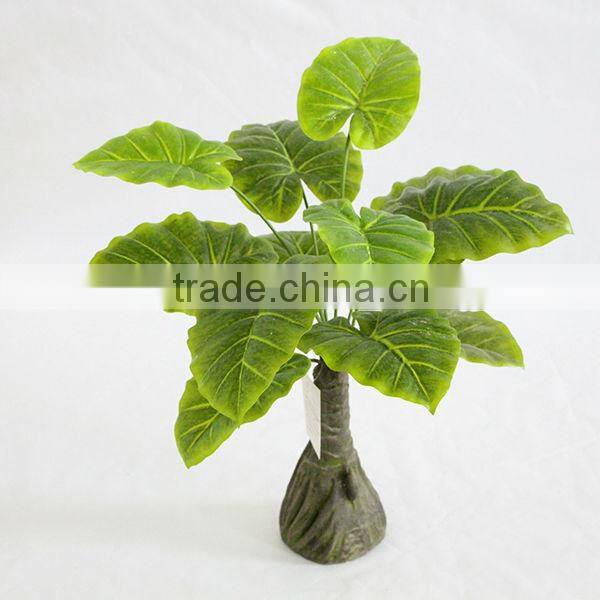 artificial taro plant tree plastic trunk