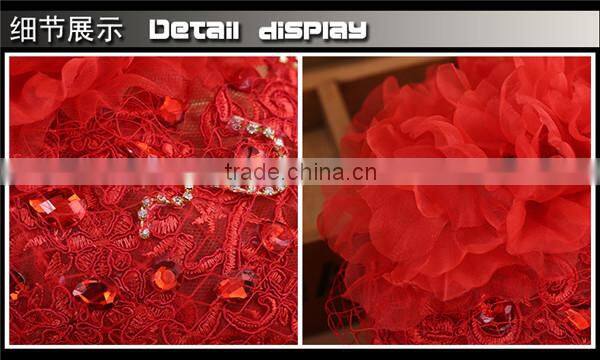 MYLOVE red lace hair accessory handmade high quality statement MLF131