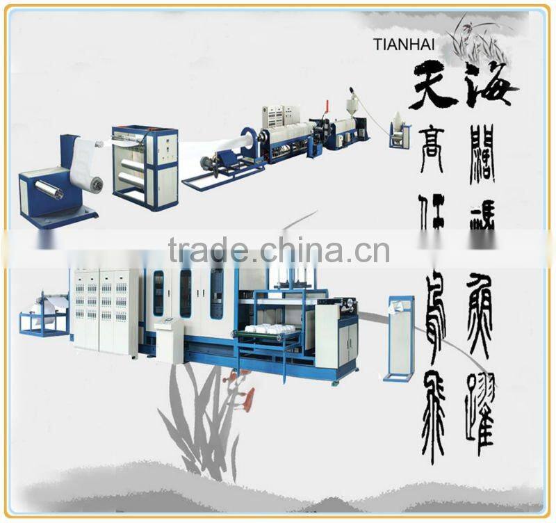 foaming soup bowl production line