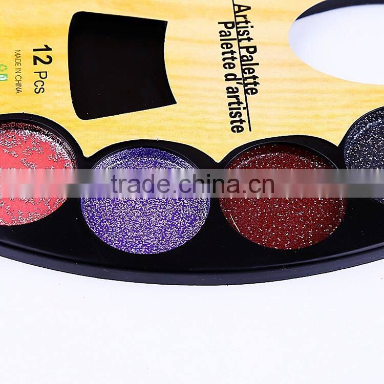 2016 Hot Sale 12 Color Palette Shaper Watercolor Cake, Water Color