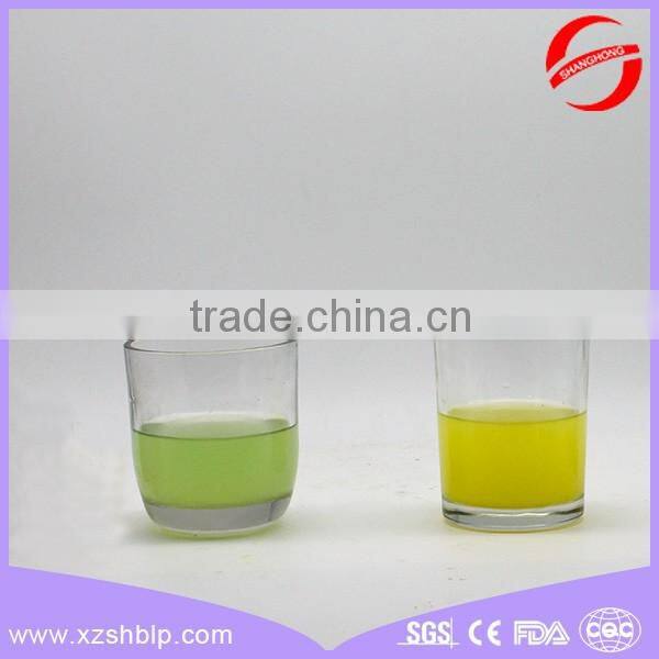 Beautiful glass abs tube cup Japan 200ml