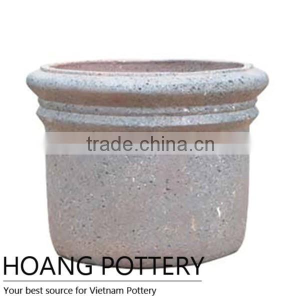 Ball Roll Rim Oldstone Flower Pots / Planter Outdoor