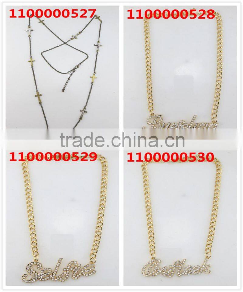New arrival fashion 18k white gold necklace