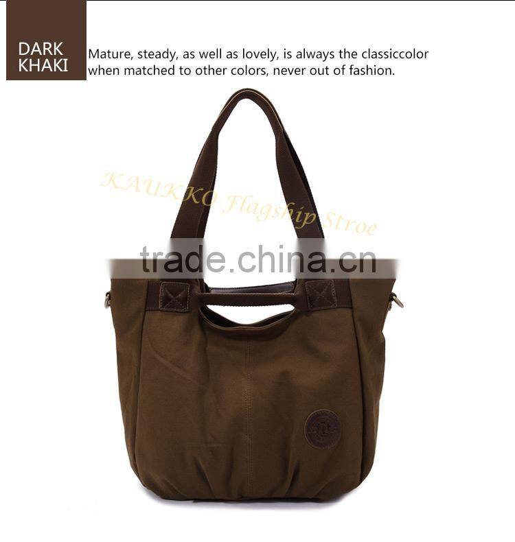 Nice Lady Handbag Women Shoulder Bag Fashion Pattern Shoulder Bag Canvas Wholesale Tote Bag Fashion Handbag 3 Colors