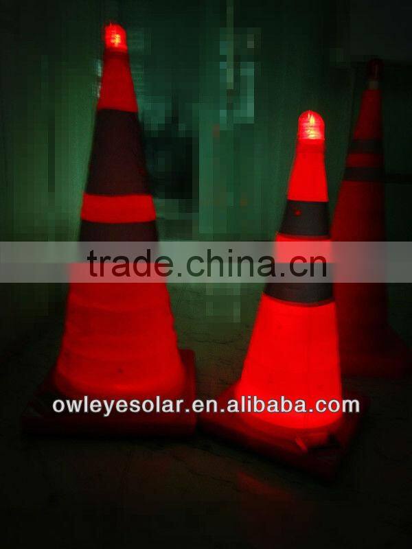 blink traffic cones /LED collapsible cones/solar cones