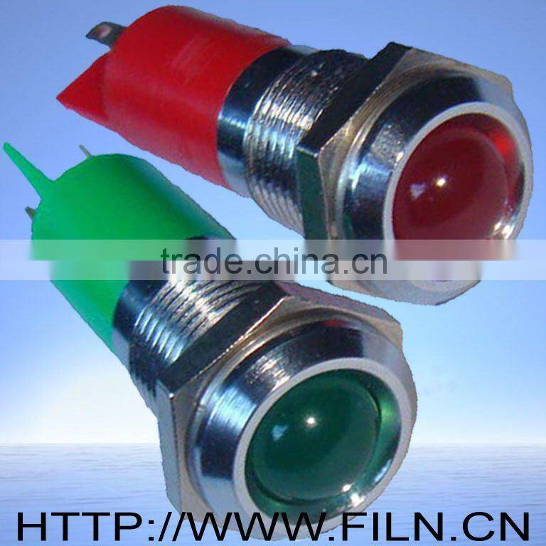 24VDC 10mm led wall neon led pilot light indicator light red color FL2-01