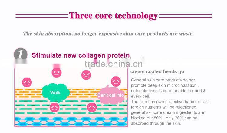 2015 Christmas gift handheld massage vibrating beautiful microcurrenteyes care machine