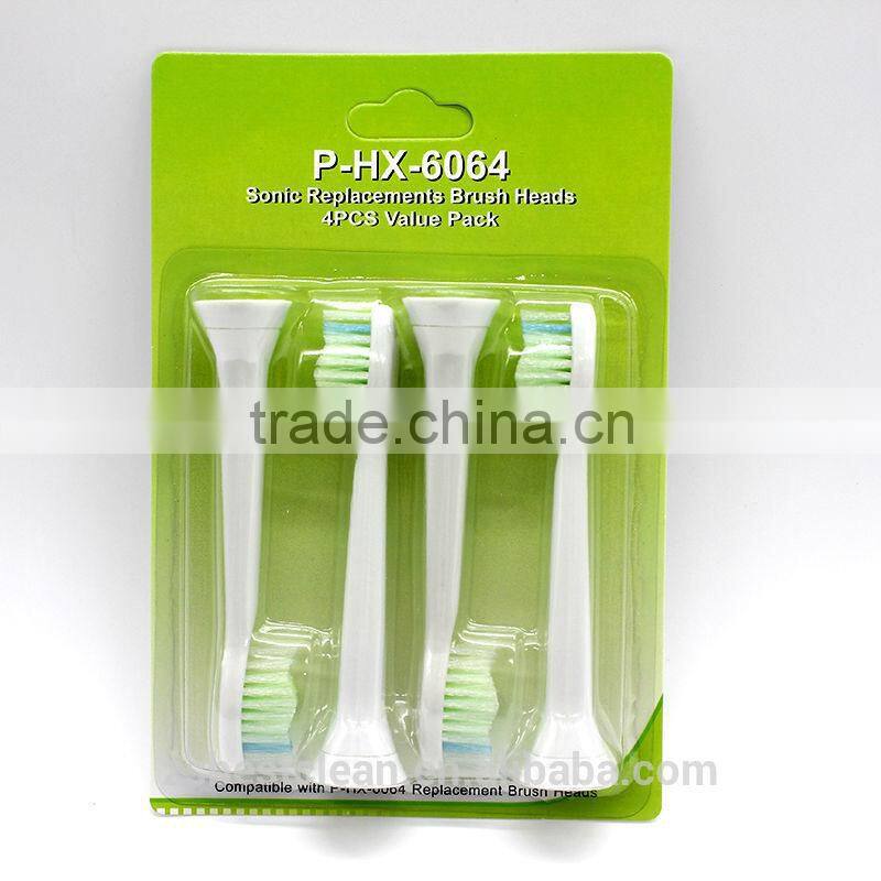 Compatible toothbrush head HX6064 by toothbrush head factory in China