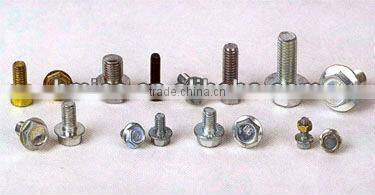 High quality Zinc Plated U Bolts with Nylon locknut/hexagon head botls series/grooved bolts/special bolts /lag bolt