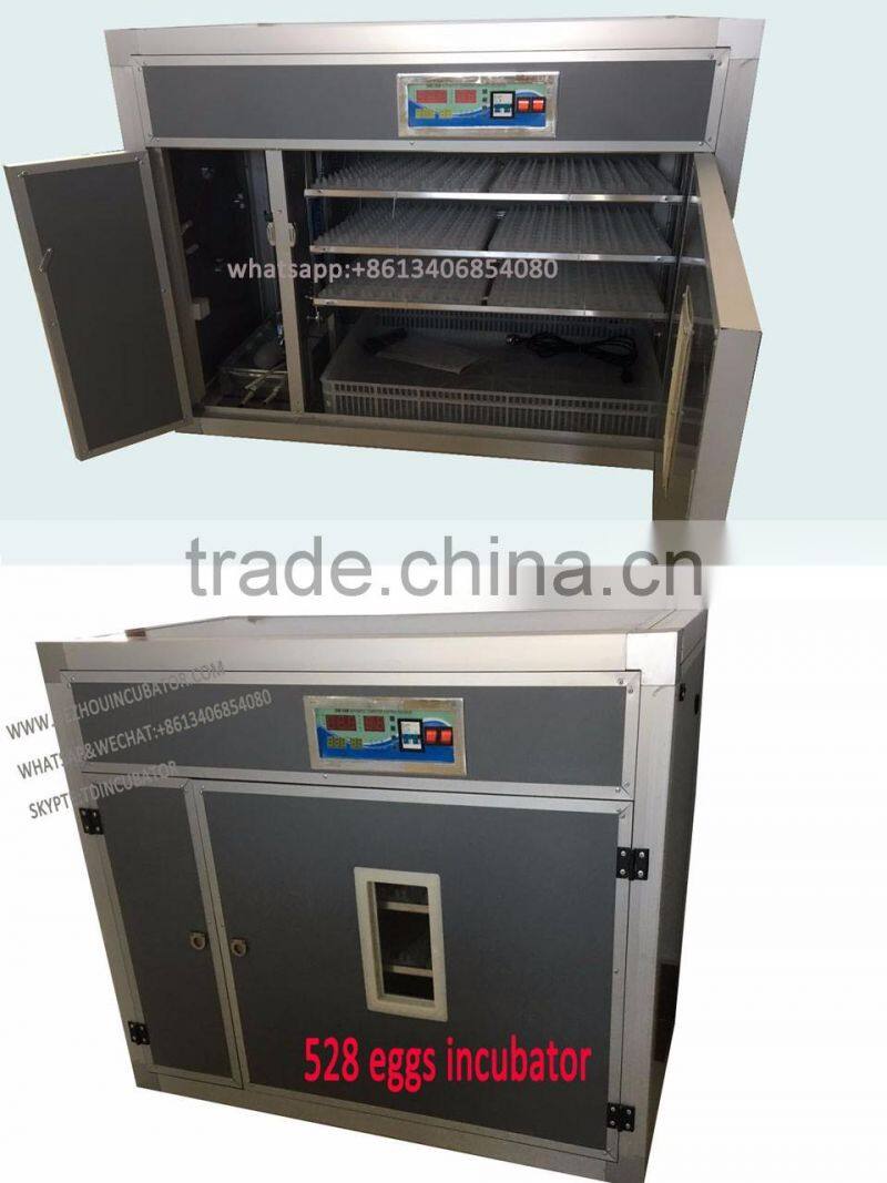 New material 528 chicken eggs automatic egg incubator,chicken egg incubator for hatching 528eggs