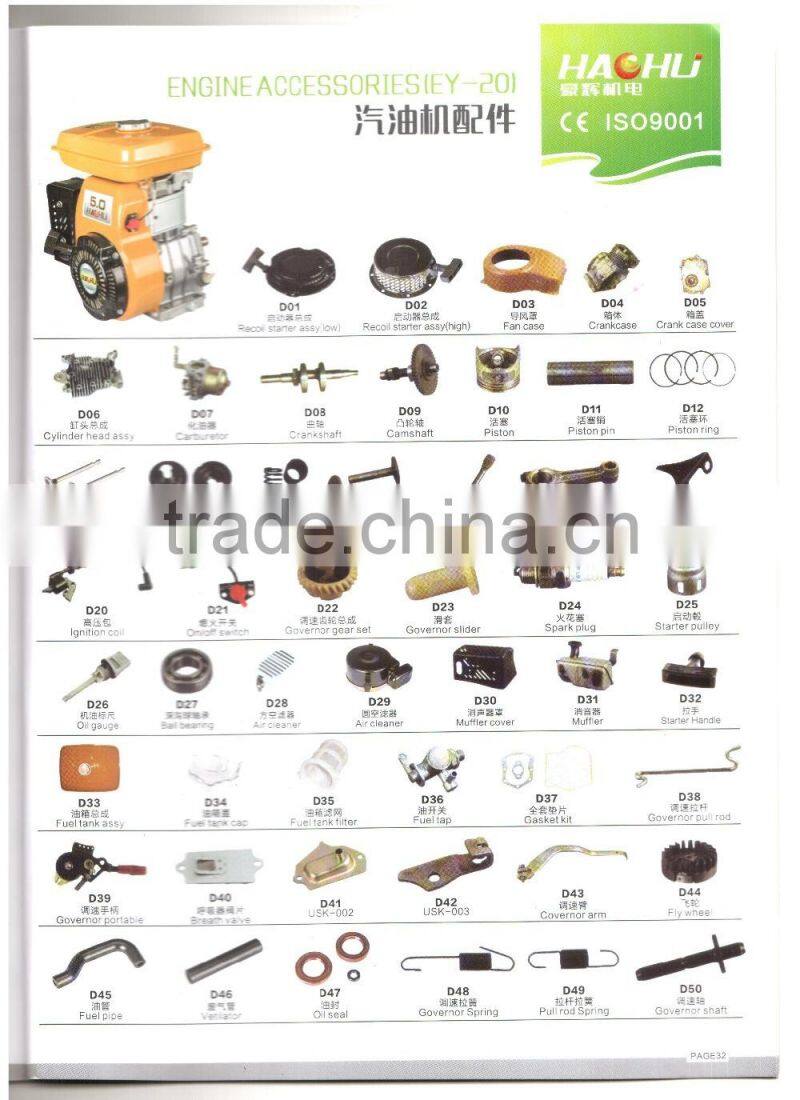 starter pulley / gasoline engine parts for 168F