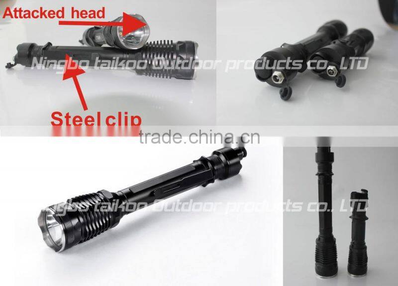 t6 1600lm high power police led flashlight light lamp