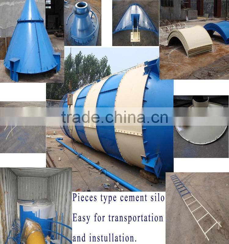 CE,ISO Bulk Powder Storage 100 ton cement silo price 30T, 50T,60T,80T,100T,150T,200T,300T,400T,500T,800T