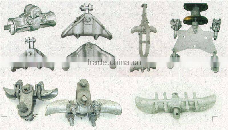 Professional OEM lost wax casting overhead line hardware electric fitting socket clevis with split pin