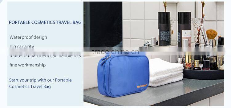 2017 new design roll up cosmetic case hanging cosmetic bag