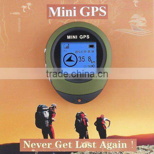 Mini Handheld Keychain GPS Navigation For Outdoor Sport Travel
