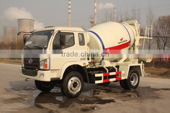Wolwa 2cbm, 4cbm, 6cbm Concrete Mixing Truck